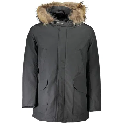 Woolrich Cotton Men's Men's Jacket In Gray