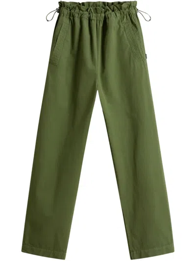 Woolrich Cotton Pants In Green