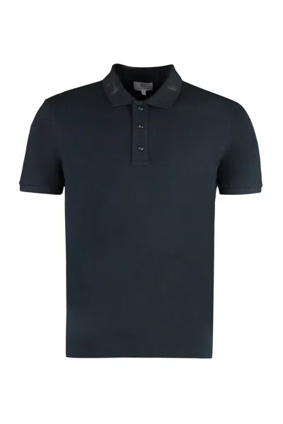 Woolrich Cotton-piqué Polo Shirt In Blue