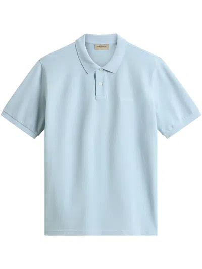 Woolrich Cotton Polo Shirt In 蓝色