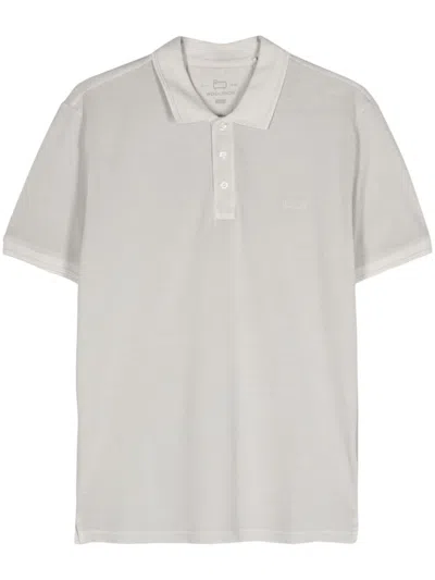 Woolrich Cotton Polo Shirt In Gray