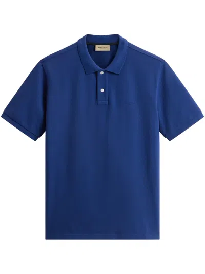 Woolrich Cotton Polo Shirt In Blue