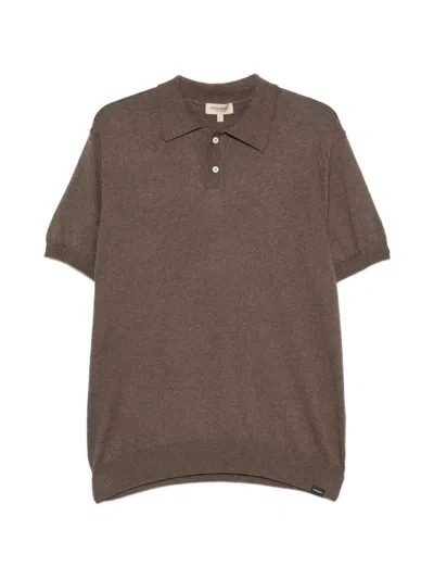 Woolrich Cotton Polo Shirt In Brown
