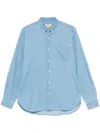 Woolrich Blue Button Down Shirt In Blue