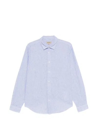 Woolrich Cotton Shirt In Blue