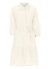 Woolrich Cotton Shirt Dress In White