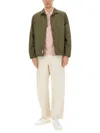 Woolrich Shirt Cotton With Pockets And Collar In Military Green