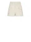 Woolrich Cotton Stretch Shorts In White