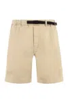 Woolrich Shorts In Jeans In Beige