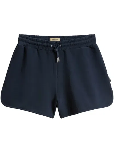 Woolrich Cotton Shorts In Blue