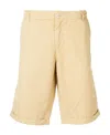 Woolrich Turn Up Hems Shorts In Nude
