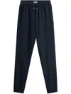 Woolrich Cotton Sweatpants In Blue
