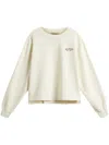 Woolrich Cotton Sweatshirt In Neutrals