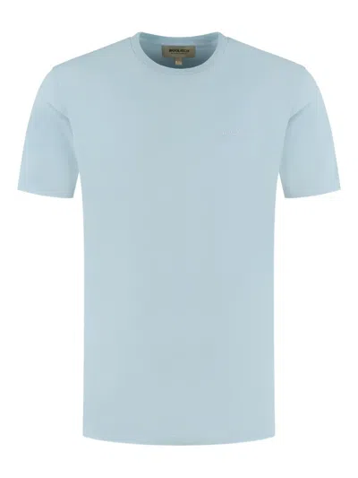 Woolrich Cotton T-shirt In Blue