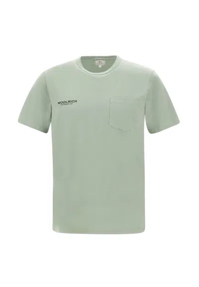 Woolrich Cotton T-shirt In Green
