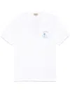 Woolrich Men's T-shirt With Print In Weiss