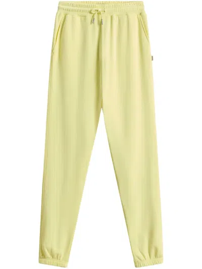 Woolrich Cotton Track Pants In Yellow
