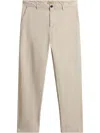 Woolrich Cotton Trousers In Grey