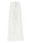 Woolrich Wide Leg Denim Jeans In White