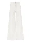 Woolrich Wide Leg Denim Jeans In White