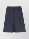 Woolrich Poplin Shorts In Blue