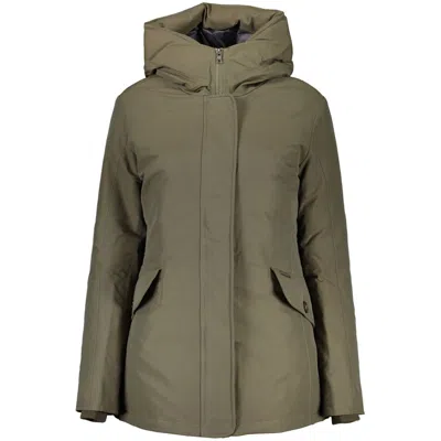 Woolrich Cotton Women Women's Jacket In Green
