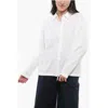 Woolrich Cotton Yarn Shirt With Drawstringed Hem
