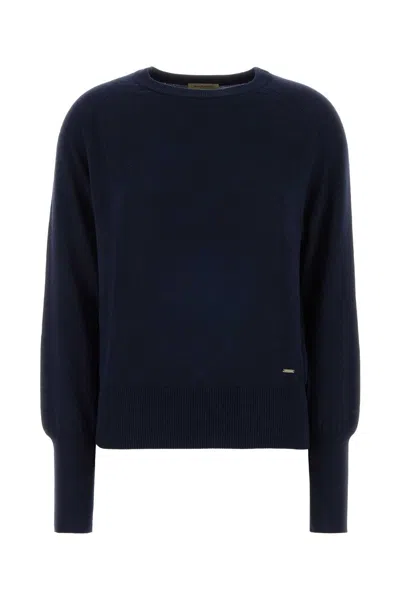 Woolrich Cotton-modal Sweater In Blue