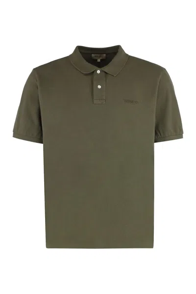 Woolrich Cotton-piqué Polo Shirt In Green
