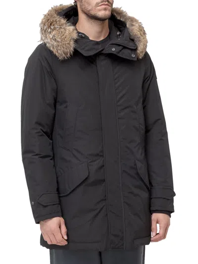 Woolrich Cozy Down Jacket In Nero