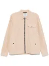 Woolrich Beige Jacket With Pockets And Zip Closure