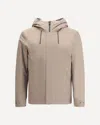 Woolrich Beige Polyester Shell Jacket In Sand