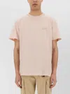 Woolrich Flamed Cotton T Shirt In Pink