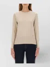 Woolrich Crew Neck Knitwear Long Sleeves In Neutral
