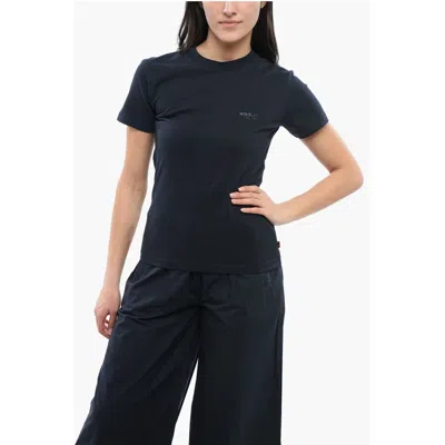 Woolrich Crew Neck Monochrome Cotton T-shirt