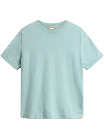 Woolrich Crew-neck Short-sleeve T-shirt In Green