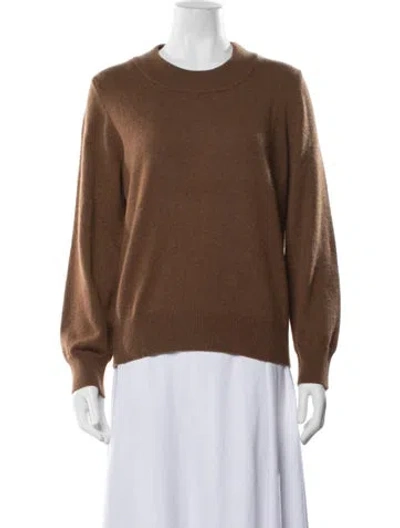 Pre-owned Woolrich Crew Neck Sweater In Brown