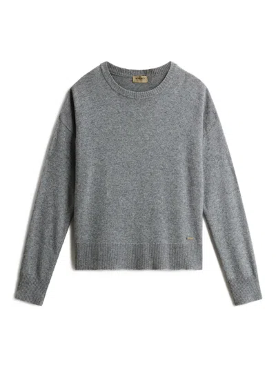 Woolrich Crew-neck Sweater In Gray