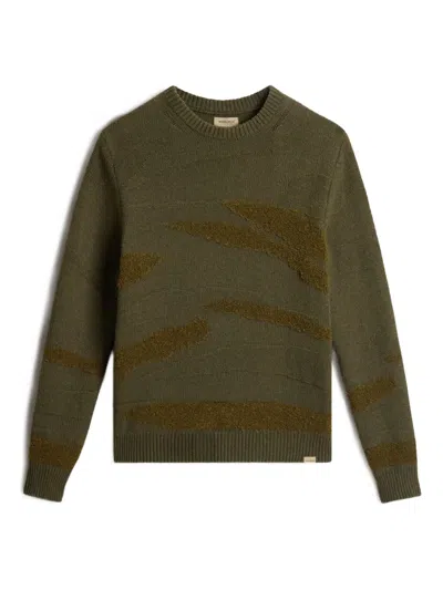 Woolrich Crew-neck Sweater In Green