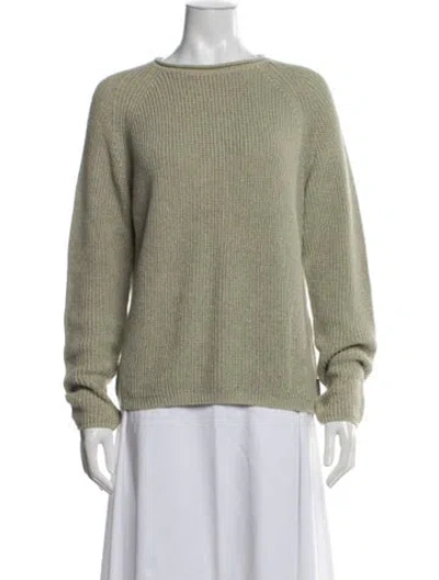 Pre-owned Woolrich Crew Neck Sweater In Green