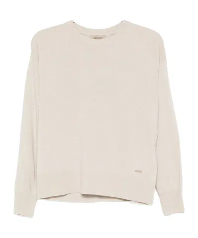 Woolrich Crew-neck Sweater In Neutral