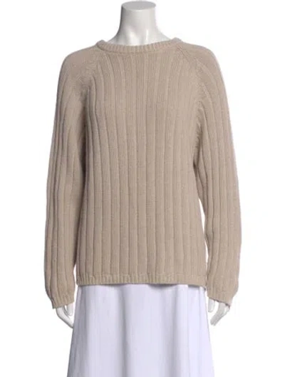 Pre-owned Woolrich Crew Neck Sweater In Neutral