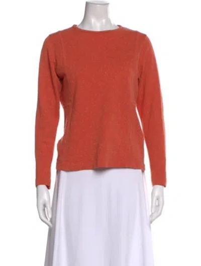 Pre-owned Woolrich Crew Neck Sweater In Orange