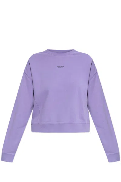 Woolrich Crew-neck Sweatshirt In Purple