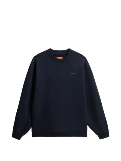 Woolrich Kids' Crew-neck Sweatshirt In Black