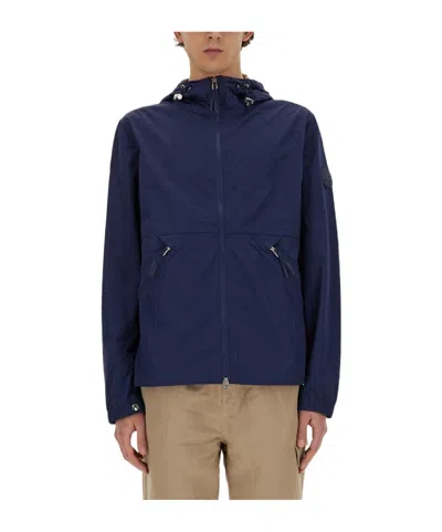 WOOLRICH WOOLRICH ZIP-UP CRINKLE WINDBREAKER