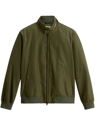 Woolrich Cruiser Bomber Jacket In Green