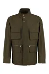 Woolrich Cruiser Field Multi-pocket Jacket In Green