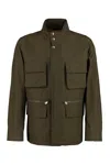 Woolrich Cruiser Field Multi-pocket Jacket In Green