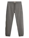 Woolrich Cuffed-hem Track Trousers In Gray